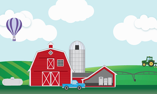 Gas services for farms and agriculture