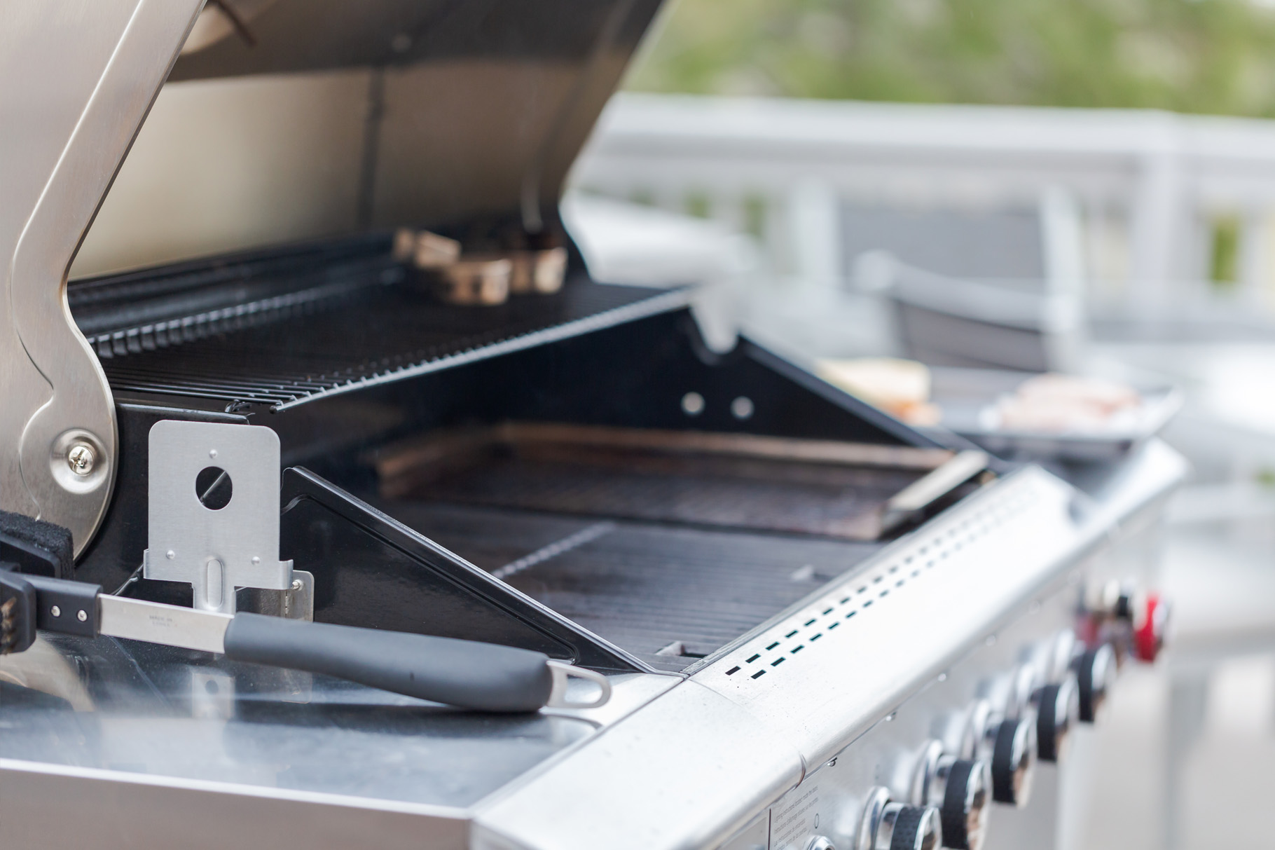 Propane grill storage